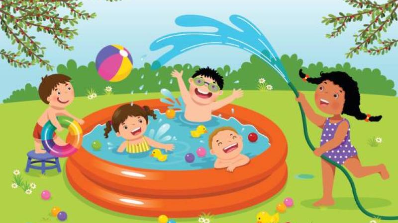 Kids Playing in Water