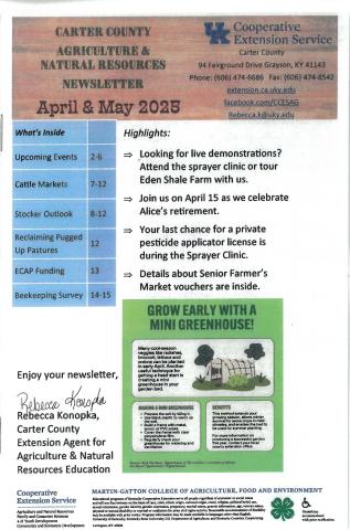 ANR April & May